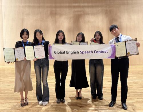 중부대학교 항공서비스학전공 학생들, 글로벌 영어 말하기 대회 전원 수상