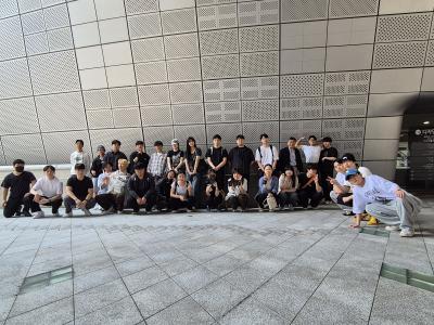 건축학전공 스마트건축 교과목 DDP건축투어 현장 견학 진행